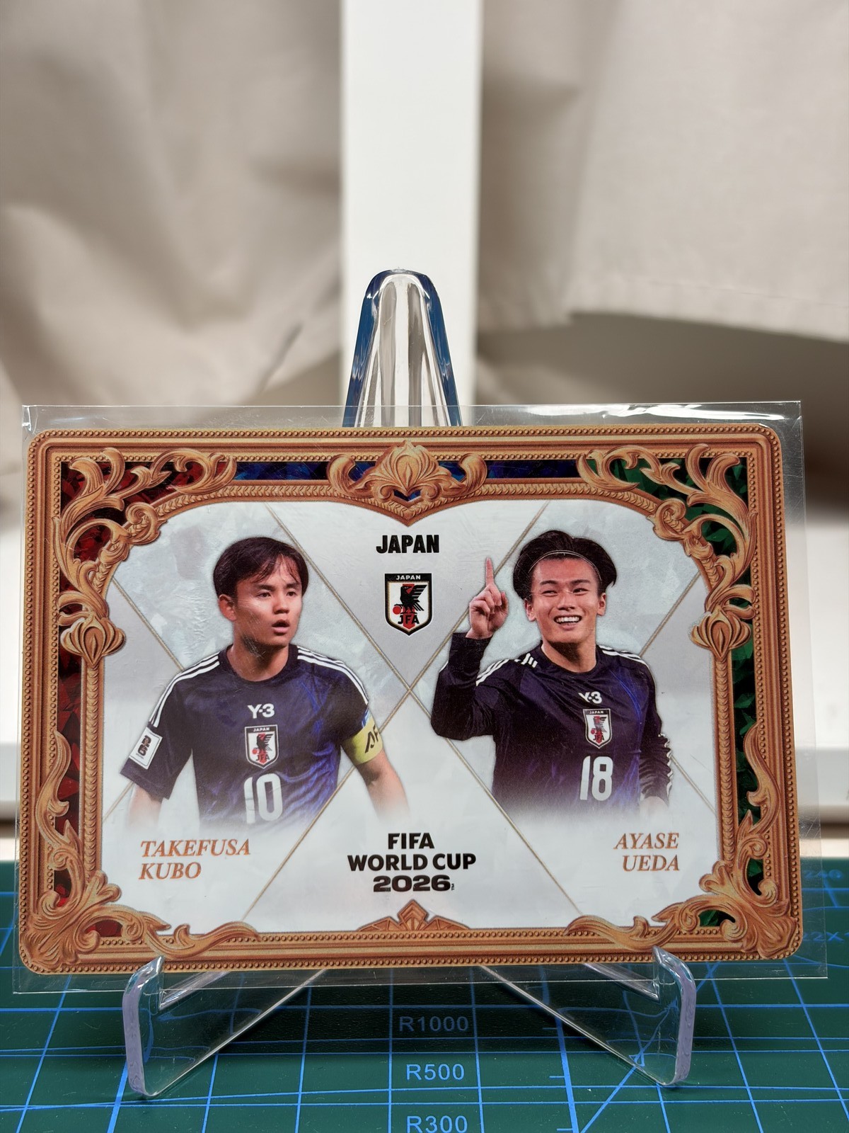 Panini Kayou 2026 Soccer Takefusa Kubo Ayase Ueda Japan Gold Foil Card #756 NM