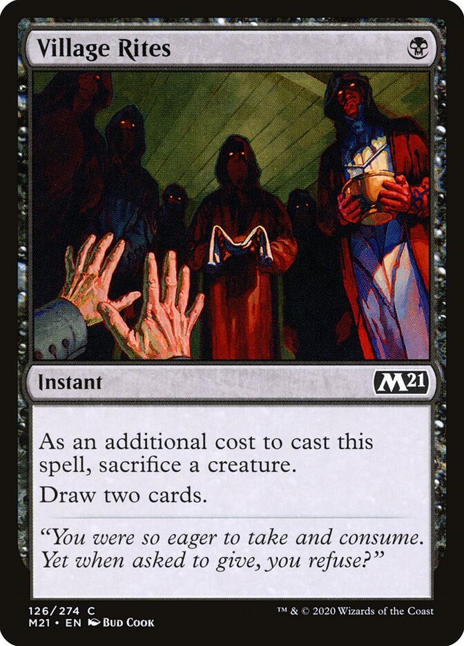 Village Rites (126) Core Set 2021 M21 MTG Magic