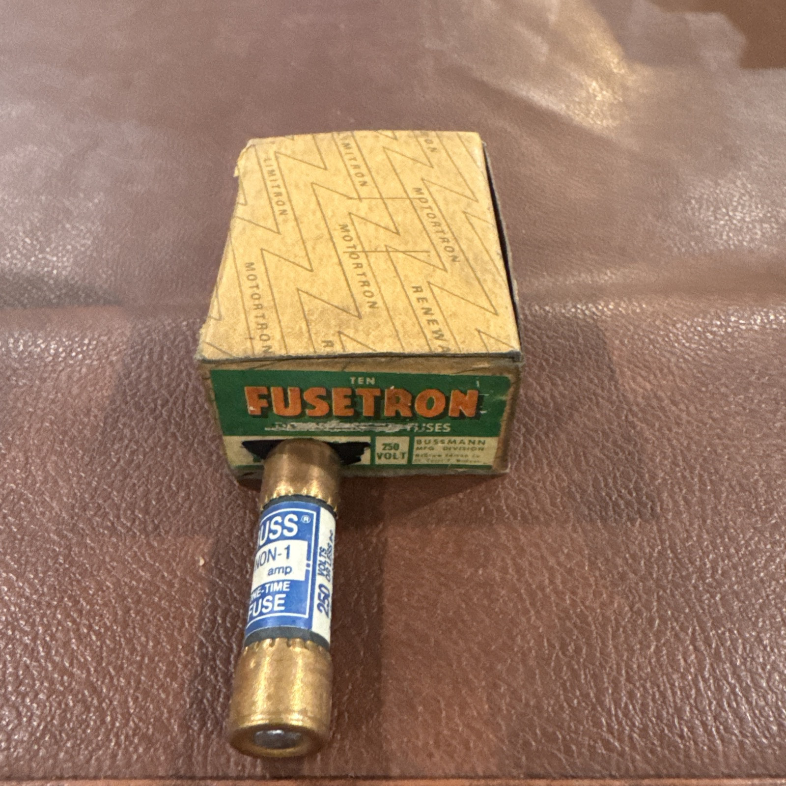 10x Buss NON -1 One Time Fuse 250 Volts Class K5 Copper Bussman 10x Buss NON -1 One Time Fuse 250 Volts Class K5 Copper Bussman