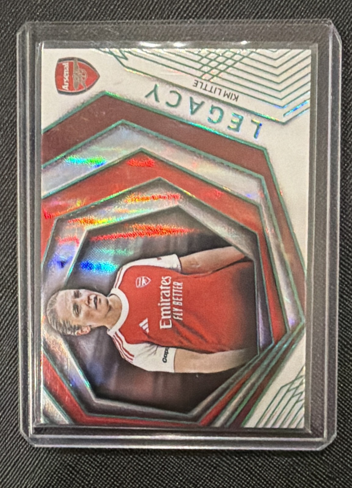 2025-26 Futera Arsenal FC Platinum - Legacy Kim Little #ALG32 green /5