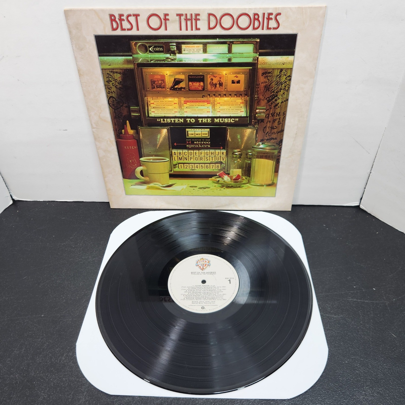The Doobie Brothers Best of the Doobies Vinyl LP 1976 Warner Bros BSK 3112 Rock