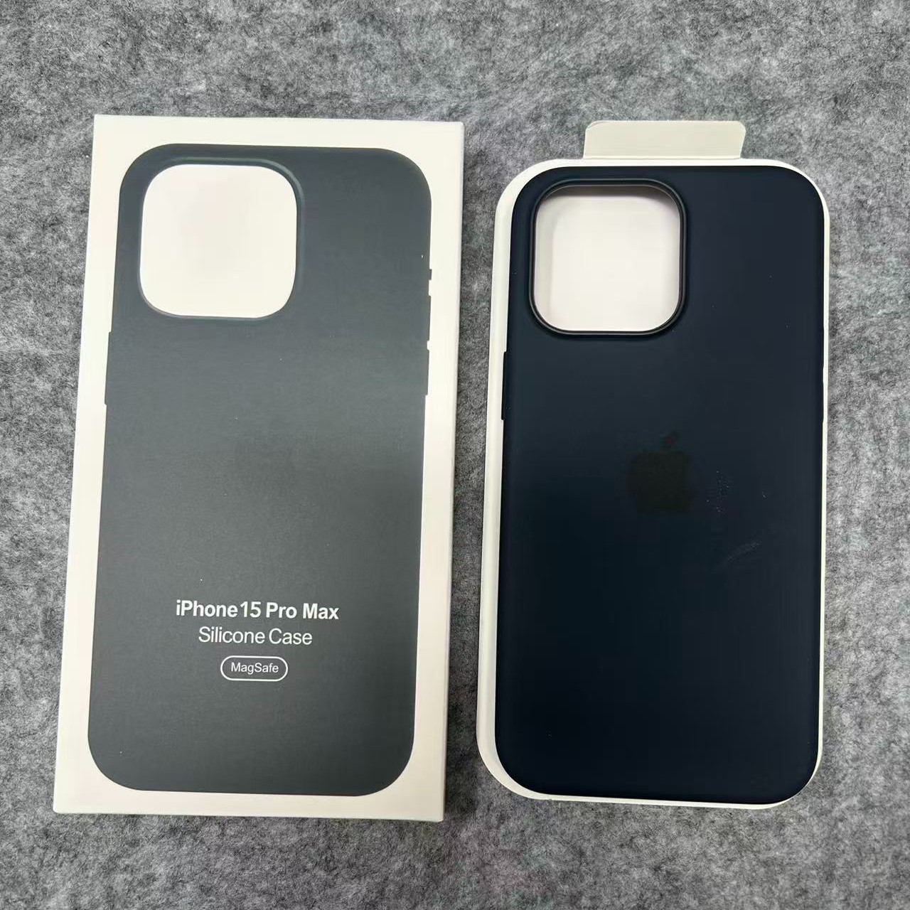 Silicone Phone Case Magnetic Original For iPhone 15 Pro Max Plus Magsafe Cover