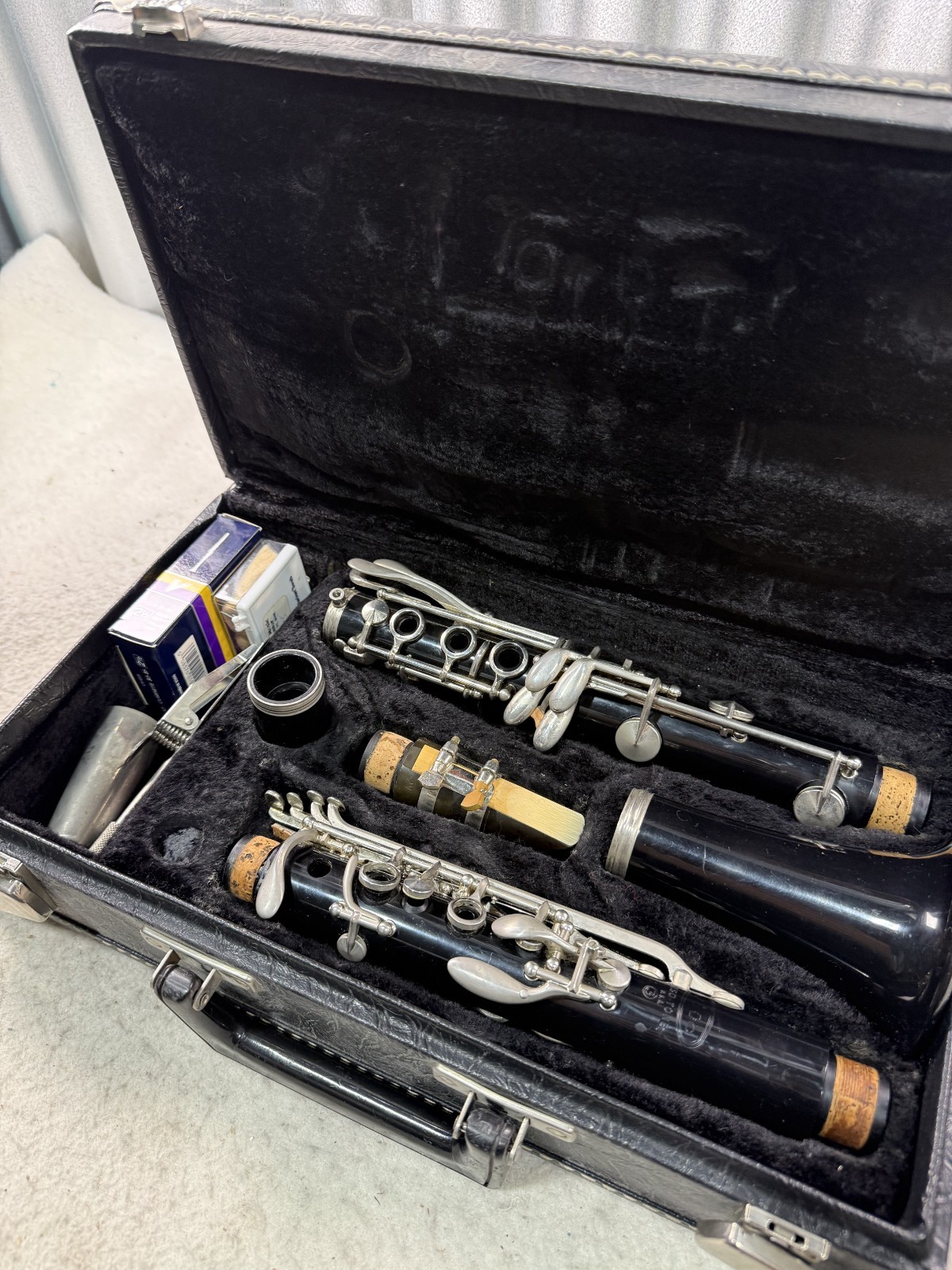 VTG Vito-Reso-Tone 3 Made in USA Student Clarinet w/ Hard Case Extras Untested