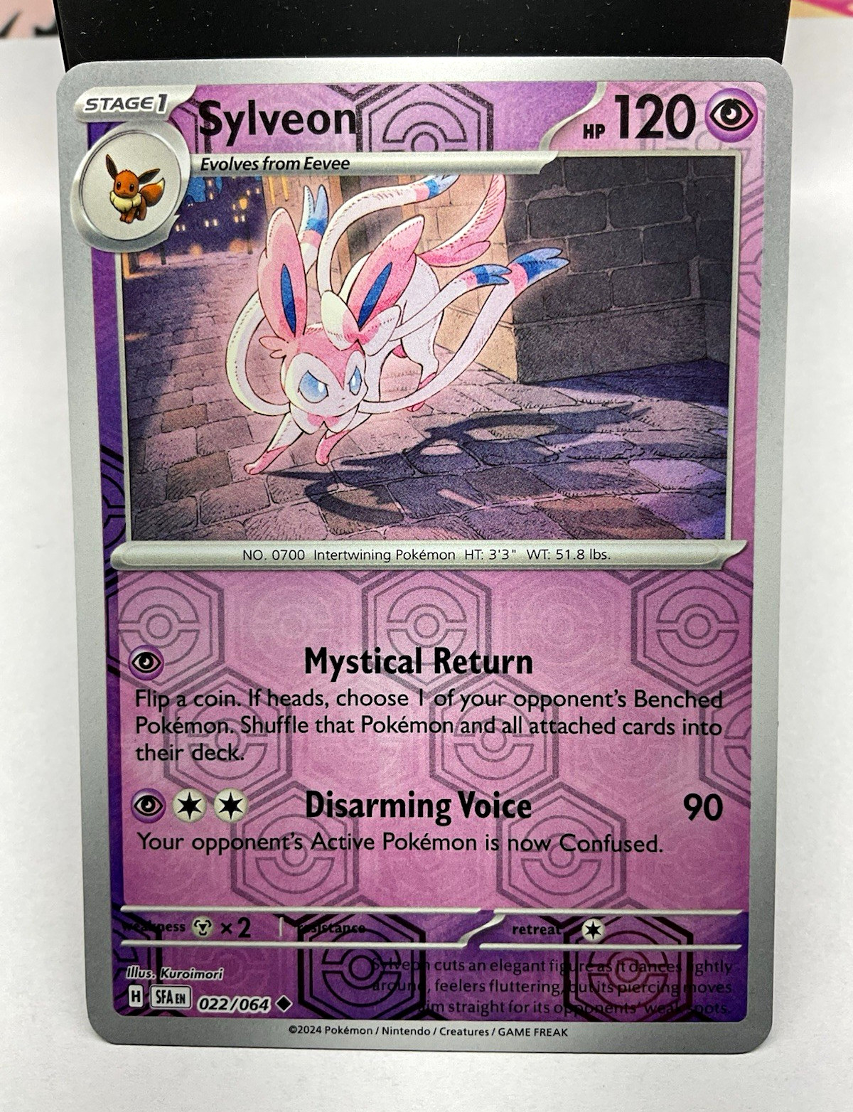 Sylveon 022/064 Reverse Holo | SFA Sylveon 022/064 Reverse Holo | SFA