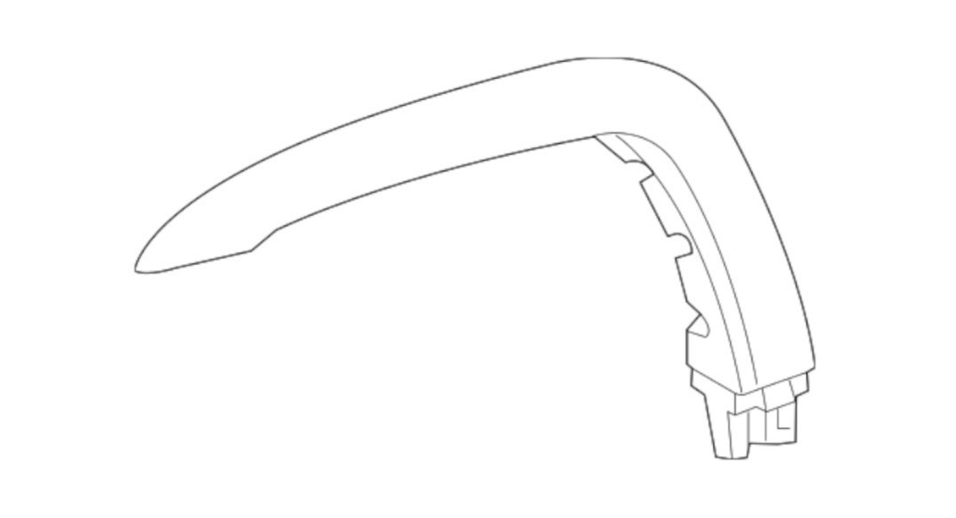 2010-2024 Toyota 4Runner Fender Flare - Toyota (53848-35906)