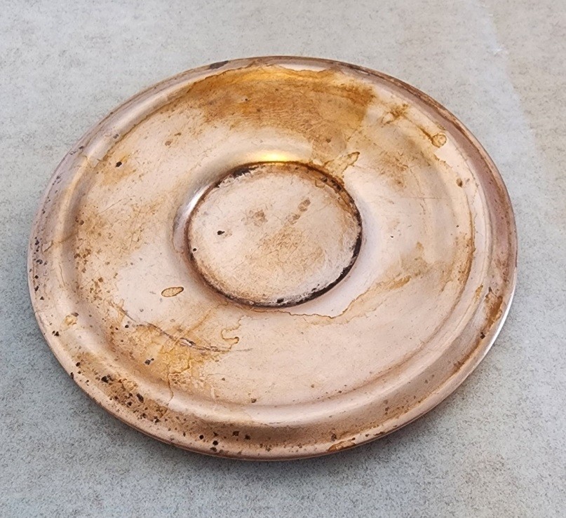 VINTAGE Copper Saucer VINTAGE Copper Saucer