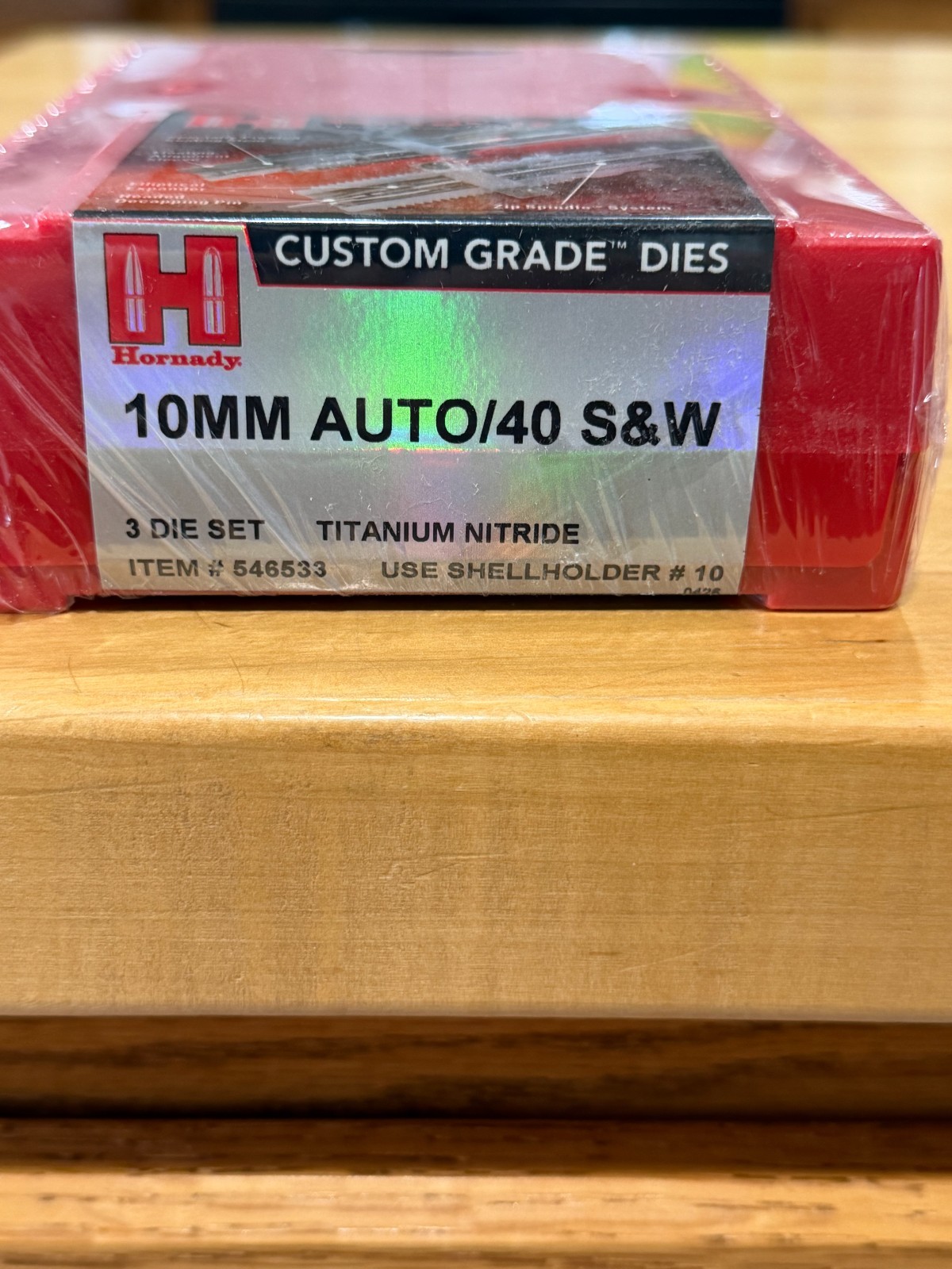 Hornady Custom Grade 3-Die Set 40 S&W/10MM AUTO (.400) - #546533 NEW SEALED