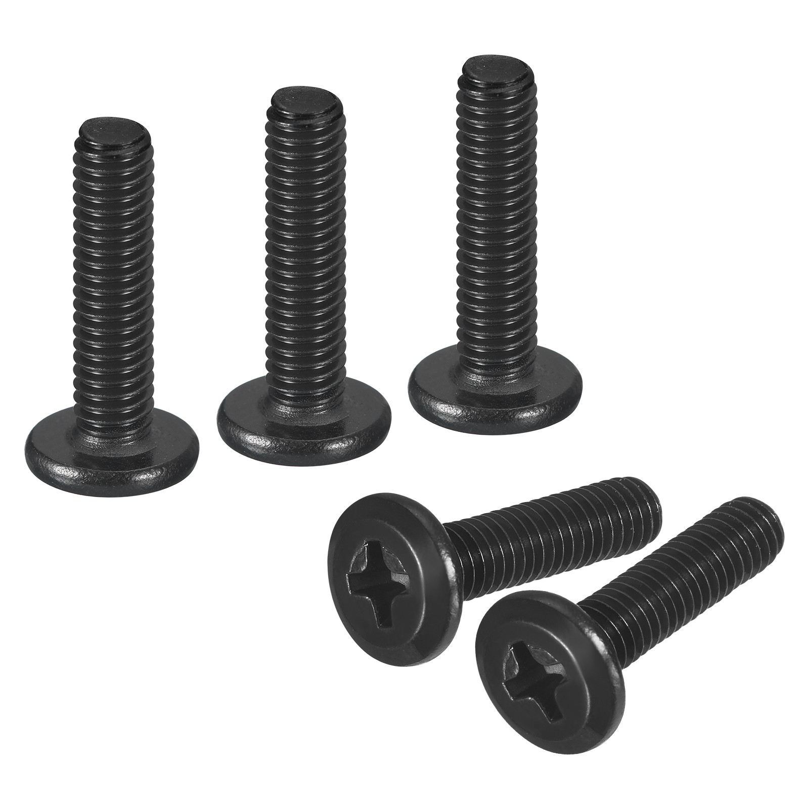 20Pcs M4-0.7 x 16mm Flat Round Head Machine Screws Phillips Drive Fastener 20Pcs M4-0.7 x 16mm Flat Round Head Machine Screws Phillips Drive Fastener
