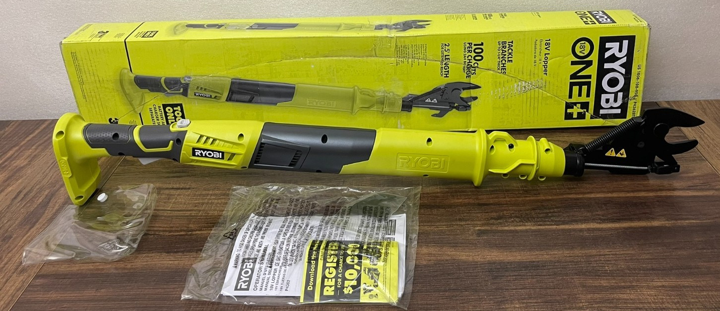 Ryobi One+ 18V Cordless Lopper Tool Only Model P4362BTL NEW
