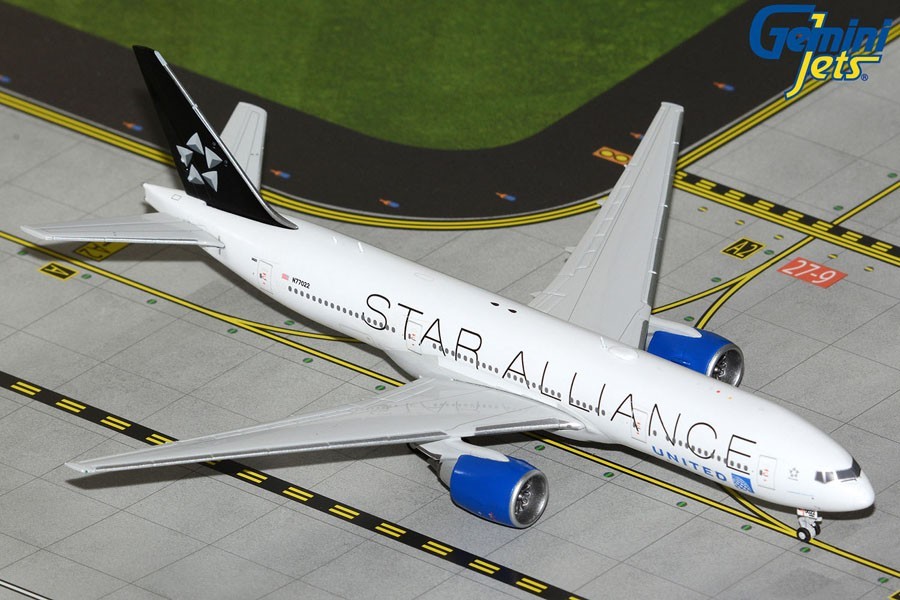 GEMINI JETS UNITED AIRLINES STAR ALLIANCE B777-200ER 1:400 GJUAL2314 IN STOCK GEMINI JETS UNITED AIRLINES STAR ALLIANCE B777-200ER 1:400 GJUAL2314 IN STOCK