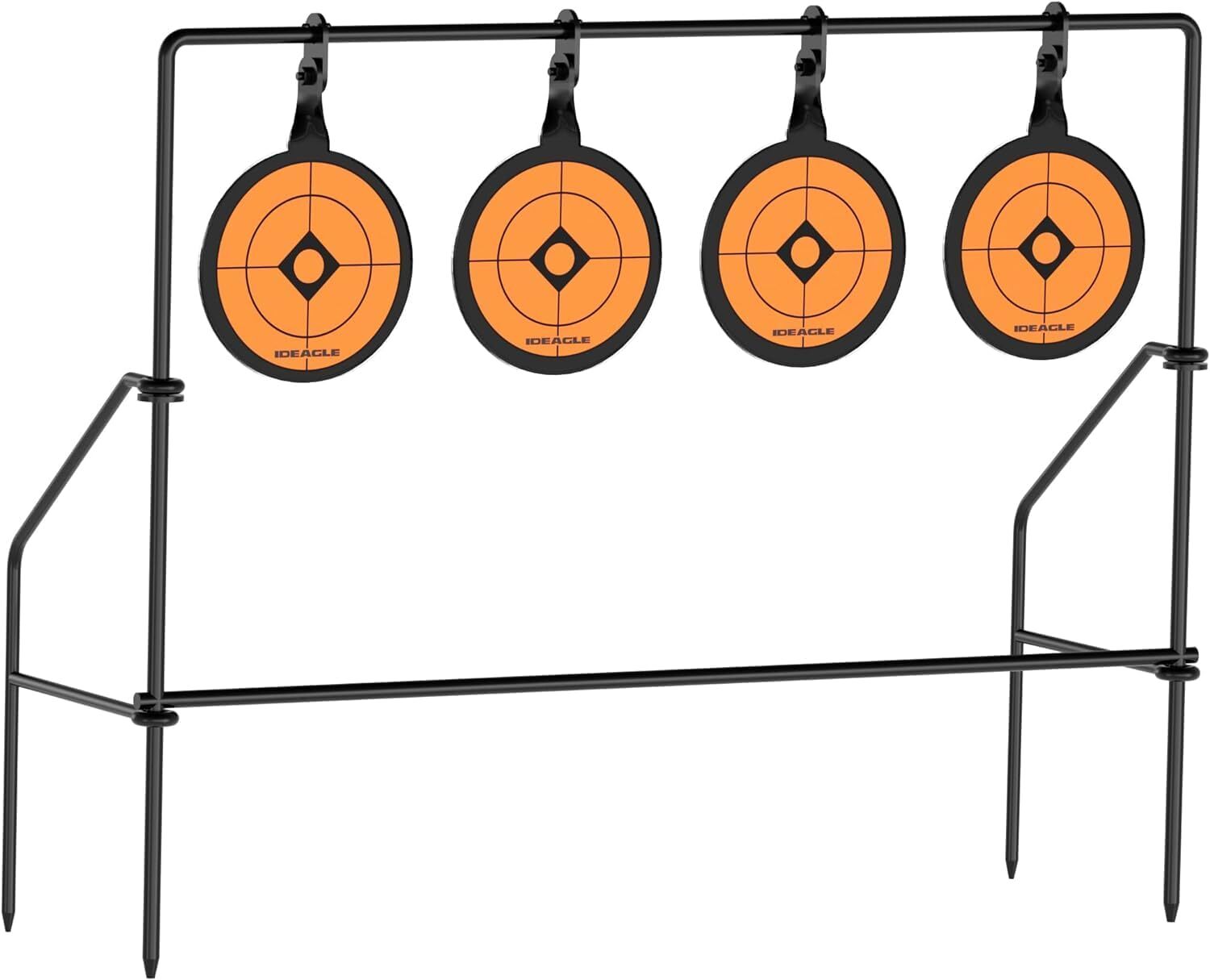 Metal Air Rifle Targets, Larger Size Air Guns BB Gun Target for .177 .20 Caliber