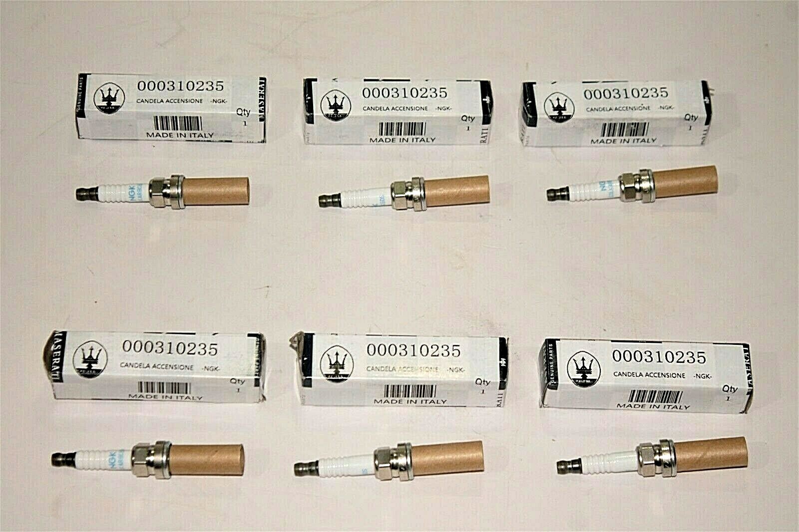 Maserati Ghibli, Quattroporte & Levante Spark Plugs Set Of 6 - Genuine Maserati Ghibli, Quattroporte & Levante Spark Plugs Set Of 6 - Genuine