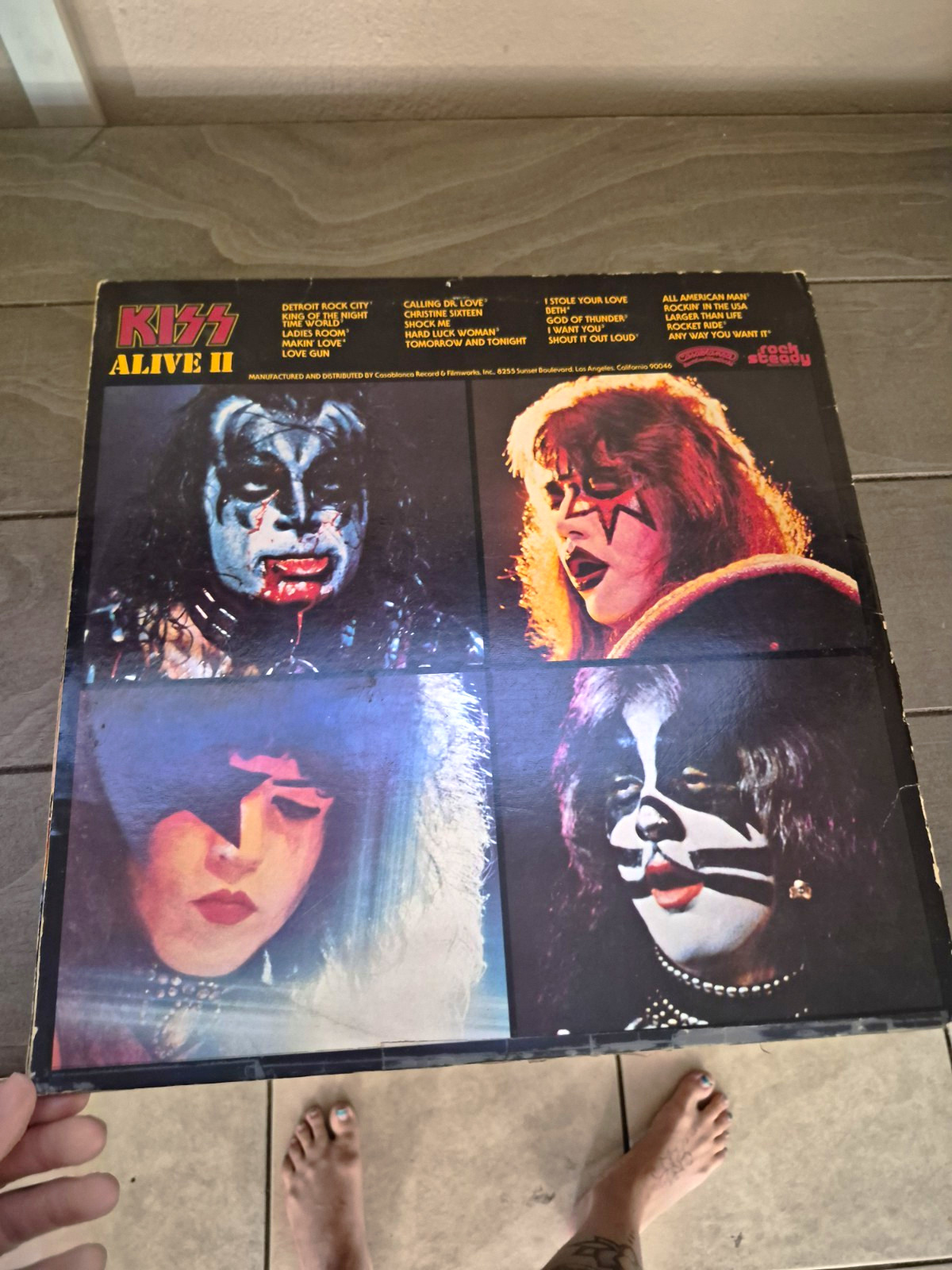 Kiss Alive II LP Vinyl Casablanca NBLP 7076 12 Kiss Alive II LP Vinyl Casablanca NBLP 7076 12
