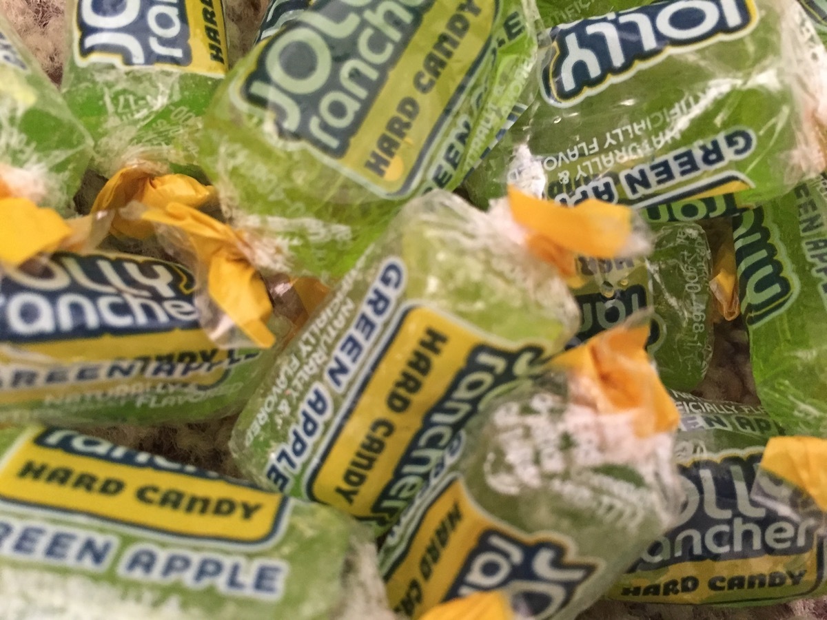 New Green Apple Jolly Rancher Candy Wedding Party Favorite 2 Pounds LB Green 