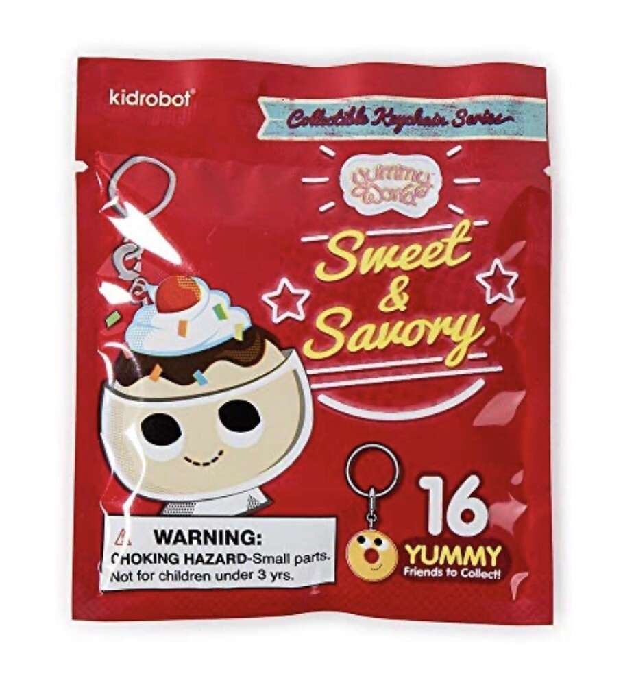 Kidrobot Yummy World Sweet And Savory Keychain - 1 Blind Pack