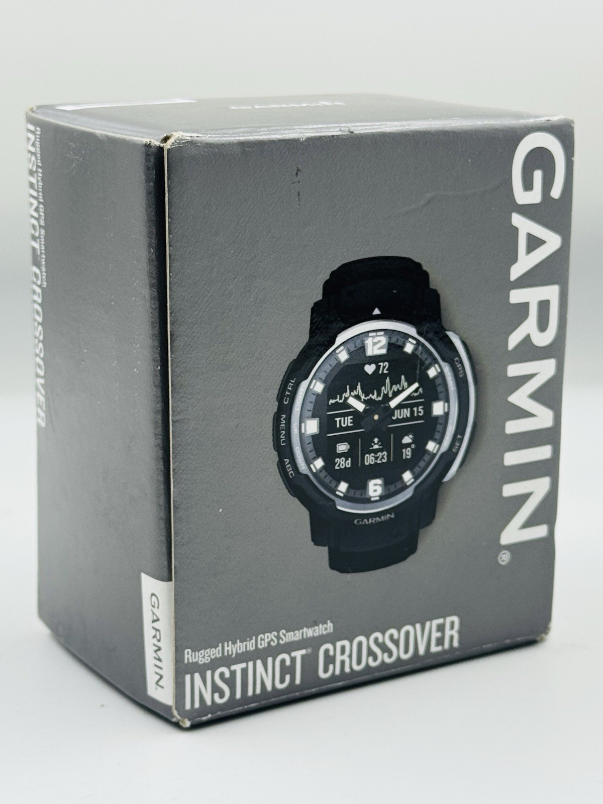 Garmin Instinct Crossover Rugged GPS Fitness Watch Black 010-02730-13