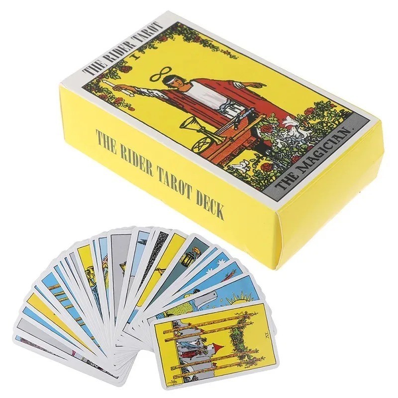 The Rider-Waite Tarot Deck with Guide book by Arthur Edward Waite 78 Cards