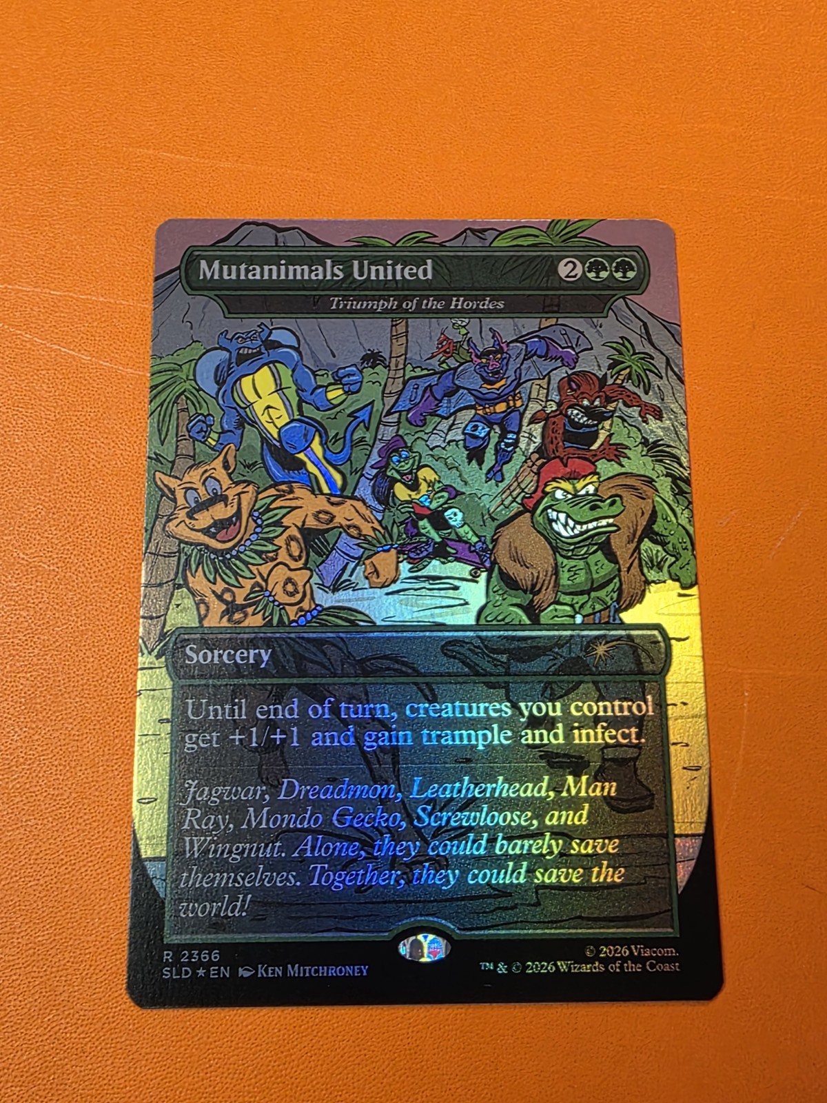 Mutanimals United - Triumph of the Hordes Secret Lair Drop Foil