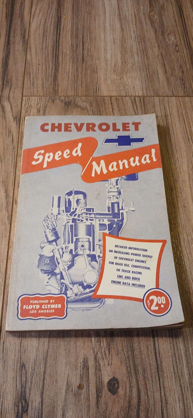 Vintage 1954 Floyd Clymer Chevrolet Speed Manual Vintage 1954 Floyd Clymer Chevrolet Speed Manual