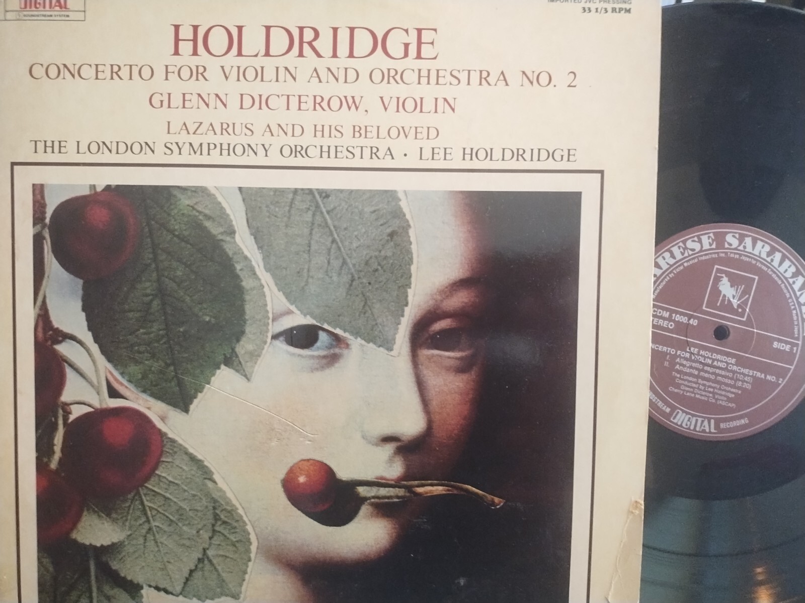 Holdridge Concerto For Violin Glenn Dicterow VCDM 1000 40