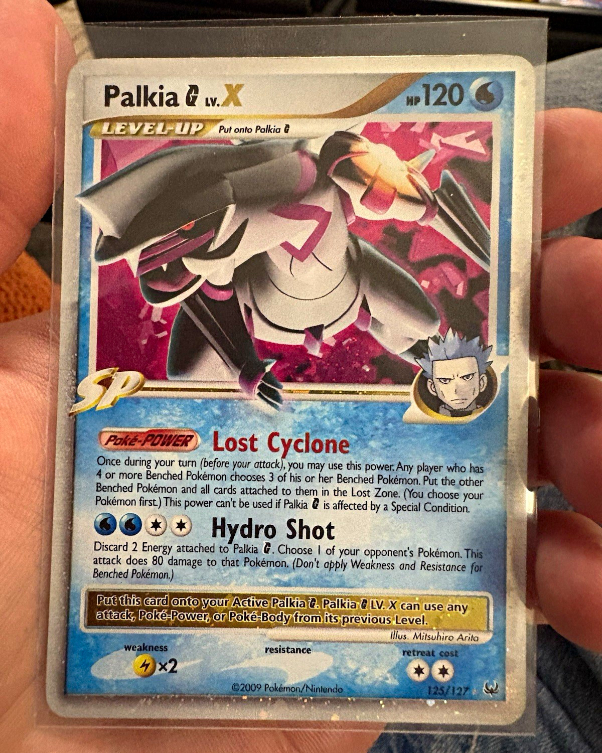 Nintendo Palkia G LV.X (125/127) Platinum Holo Ultra Rare 2009 120 HP ENG Nintendo Palkia G LV.X (125/127) Platinum Holo Ultra Rare 2009 120 HP ENG