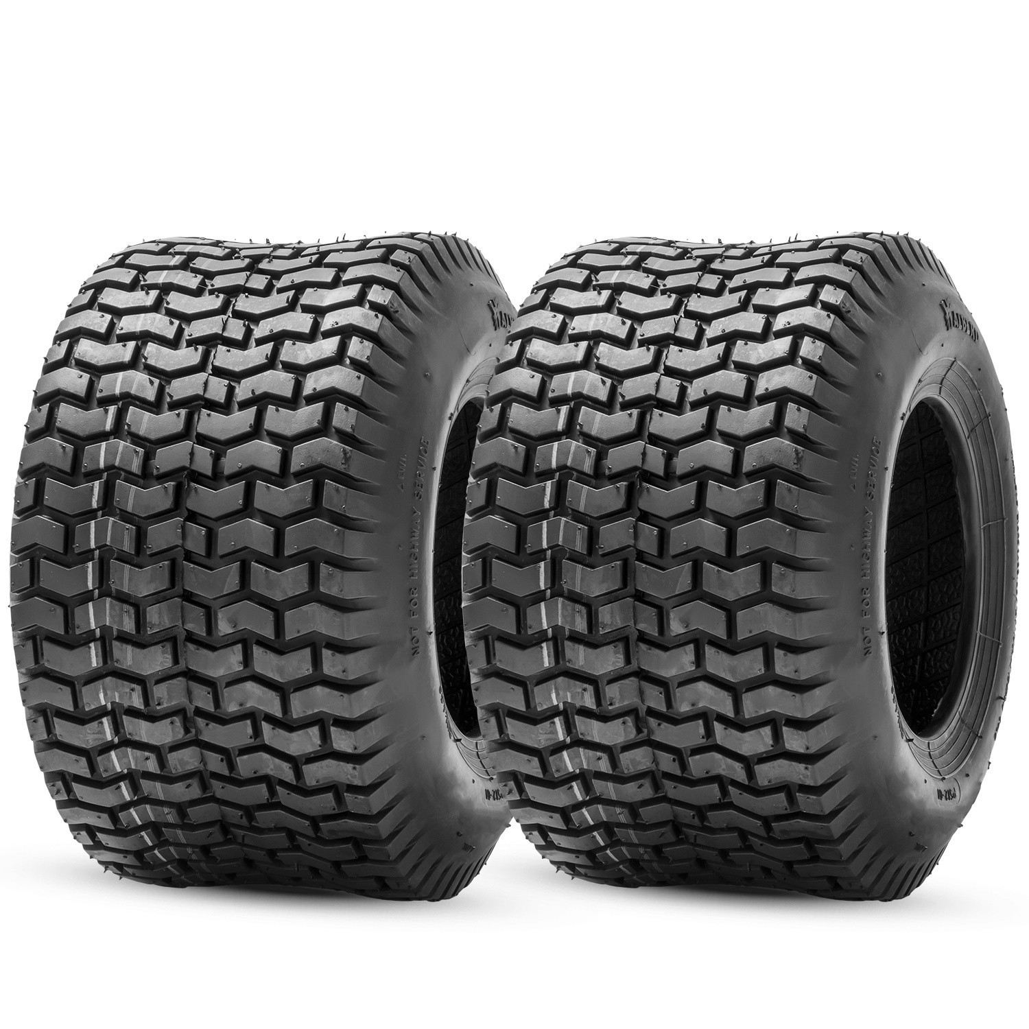 2-Pack 24x12-12 Lawn Mower Tires 24x12x12 24x12.00-12 Garden Tractor Turf 4PR