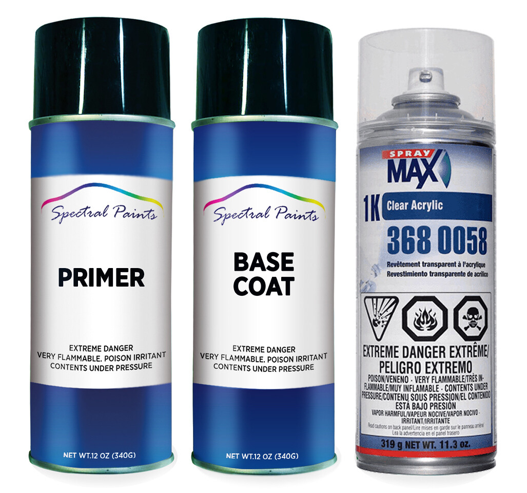 For GMC WA8624 Summit White Spray Paint Primer & Clear Compatible