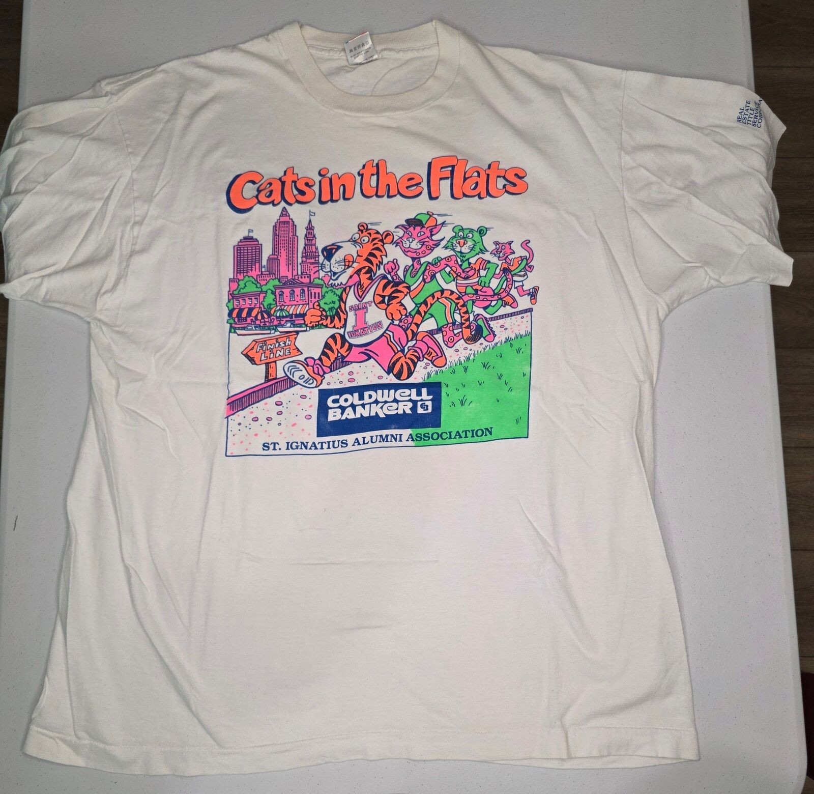 90s St.Ignatius Wildcats Track & Field Single Stitch Tee