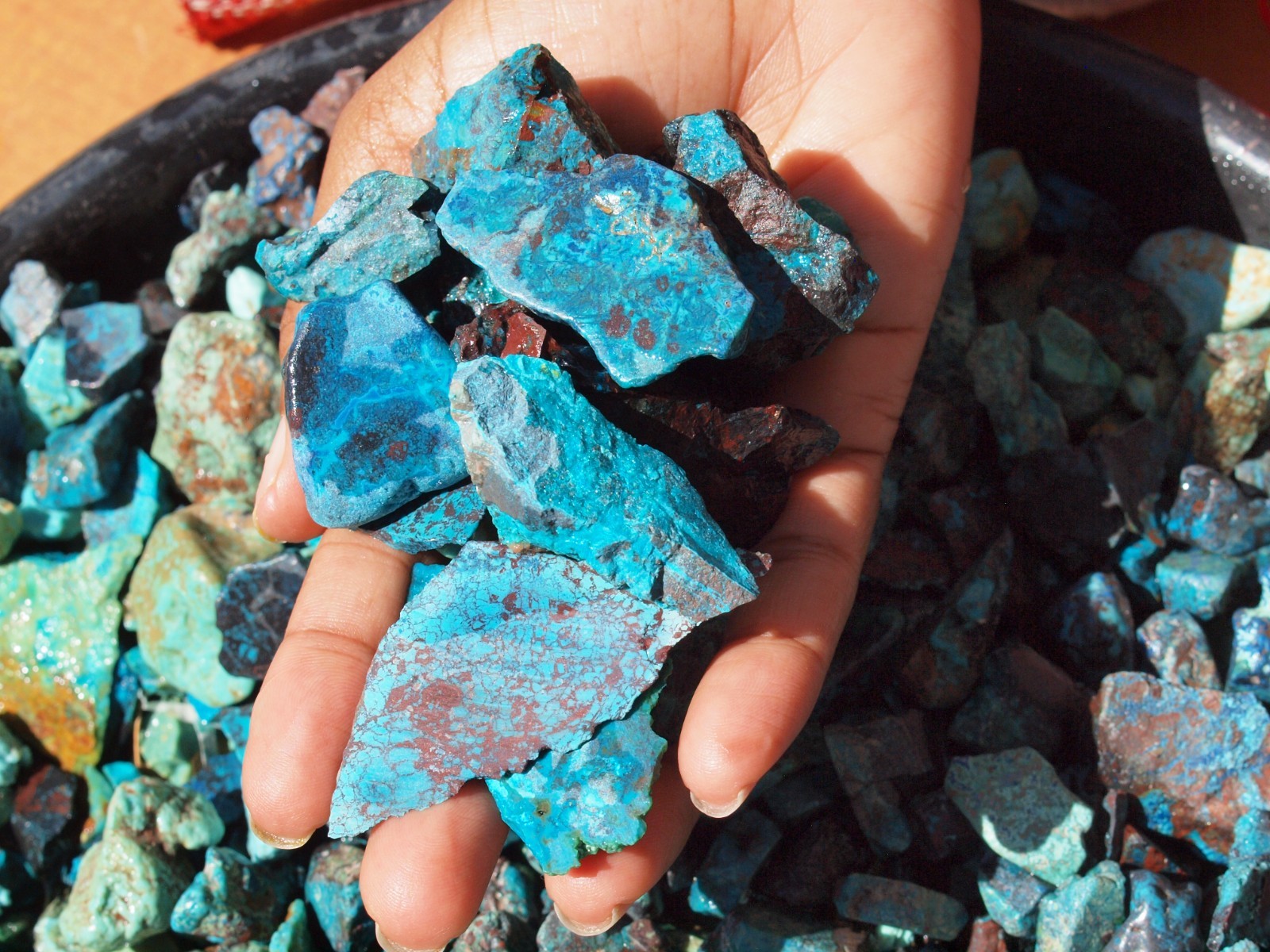 1 Pound High Grade AAA Quality Mixed Kingman Turquoise from Arizona 1 Pound High Grade AAA Quality Mixed Kingman Turquoise from Arizona