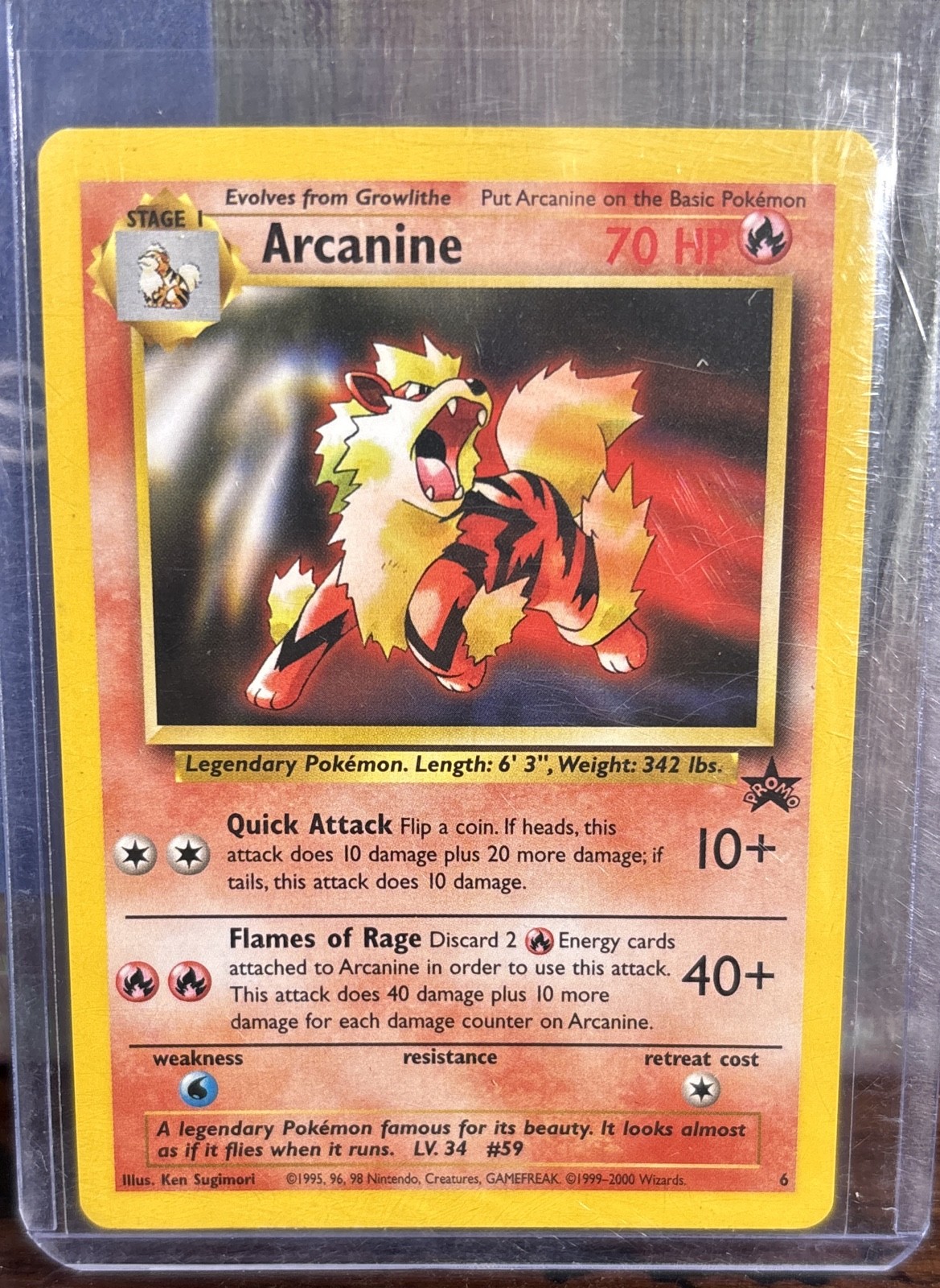 Arcanine 06/53 Wotc Promo Regular Arcanine 06/53 Wotc Promo Regular