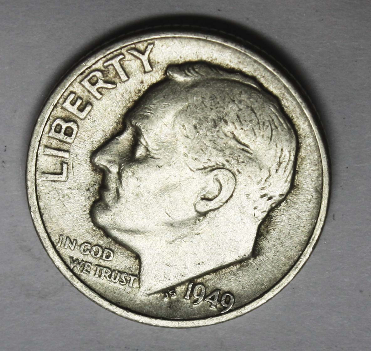 1949-D Roosevelt Better Grade Dime Inventory A