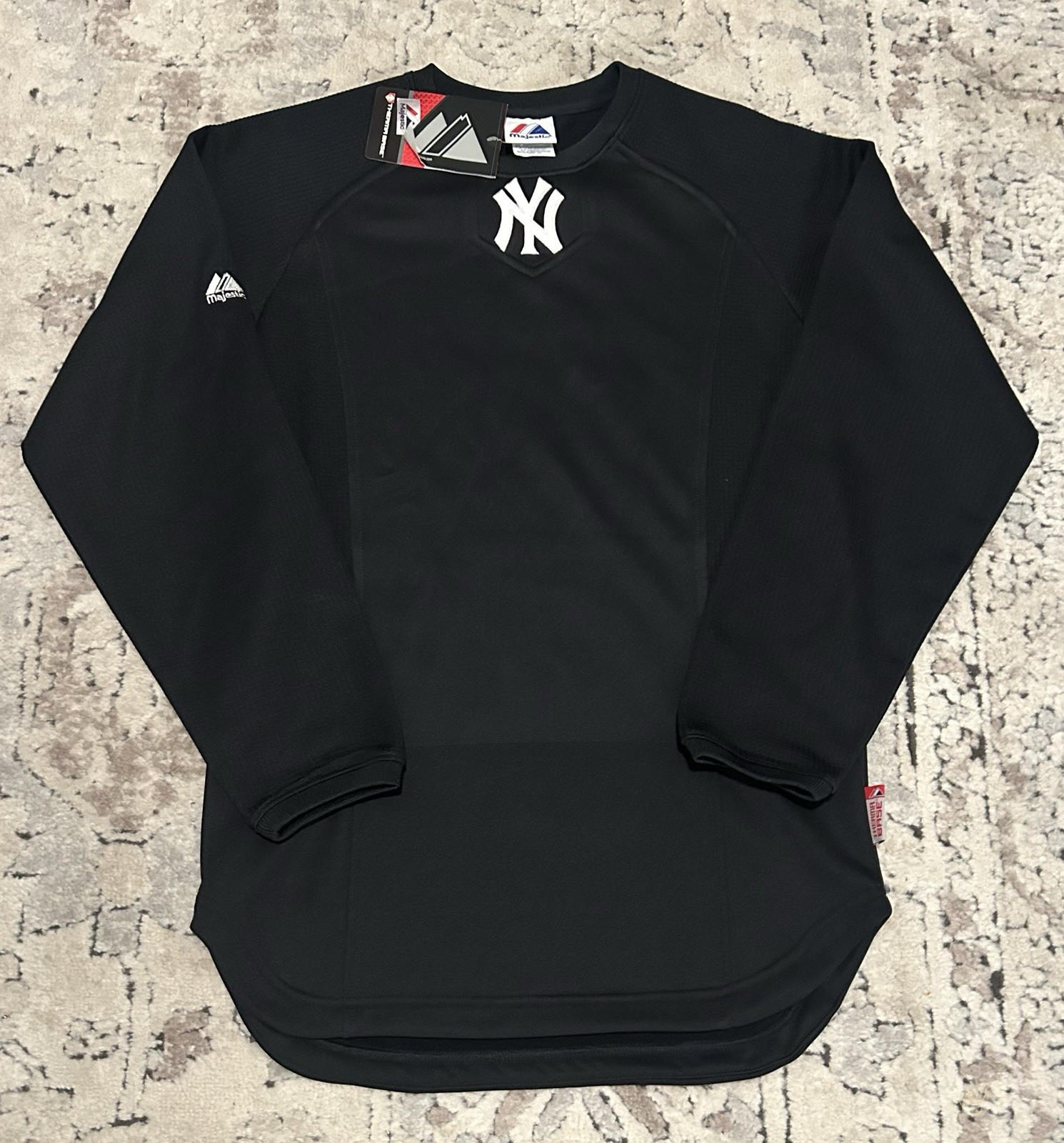 Majestic Authentic NY Yankees Therma Base MLB Pullover Sweatshirt Men’s XS