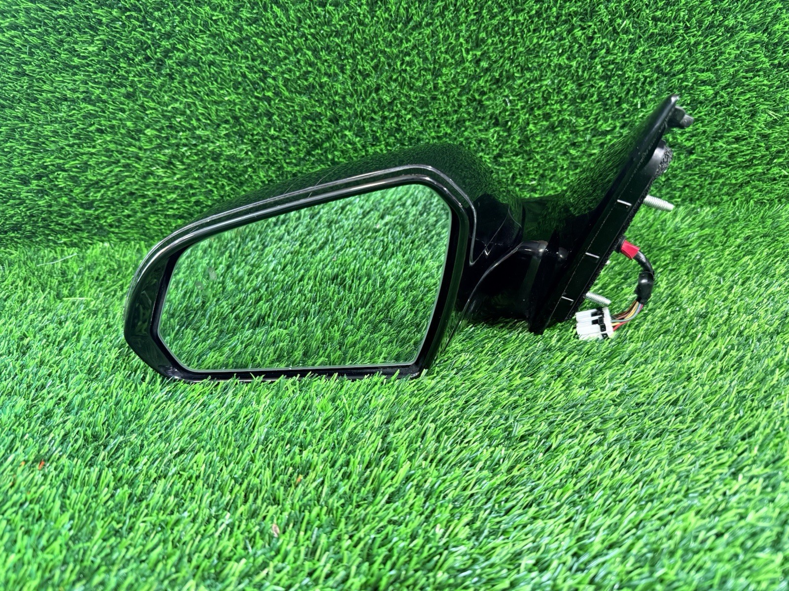 15-17 Hyundai Sonata Left Driver Mirror 87610-C2070 12PIN No Glass W/Blind Spot 