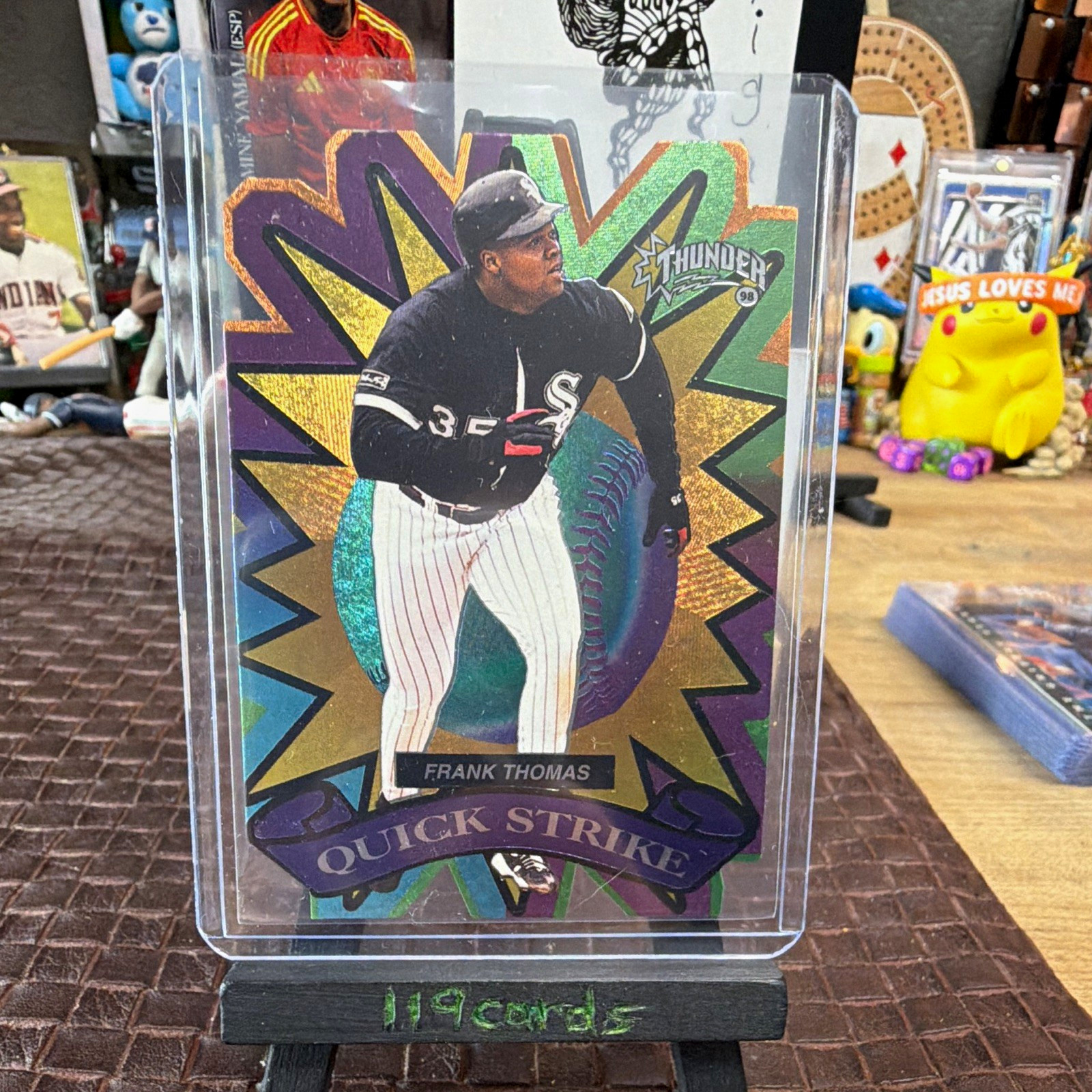 SkyBox 1998 Circa Thunder Quick Strike insert Frank Thomas White Sox #11 QS