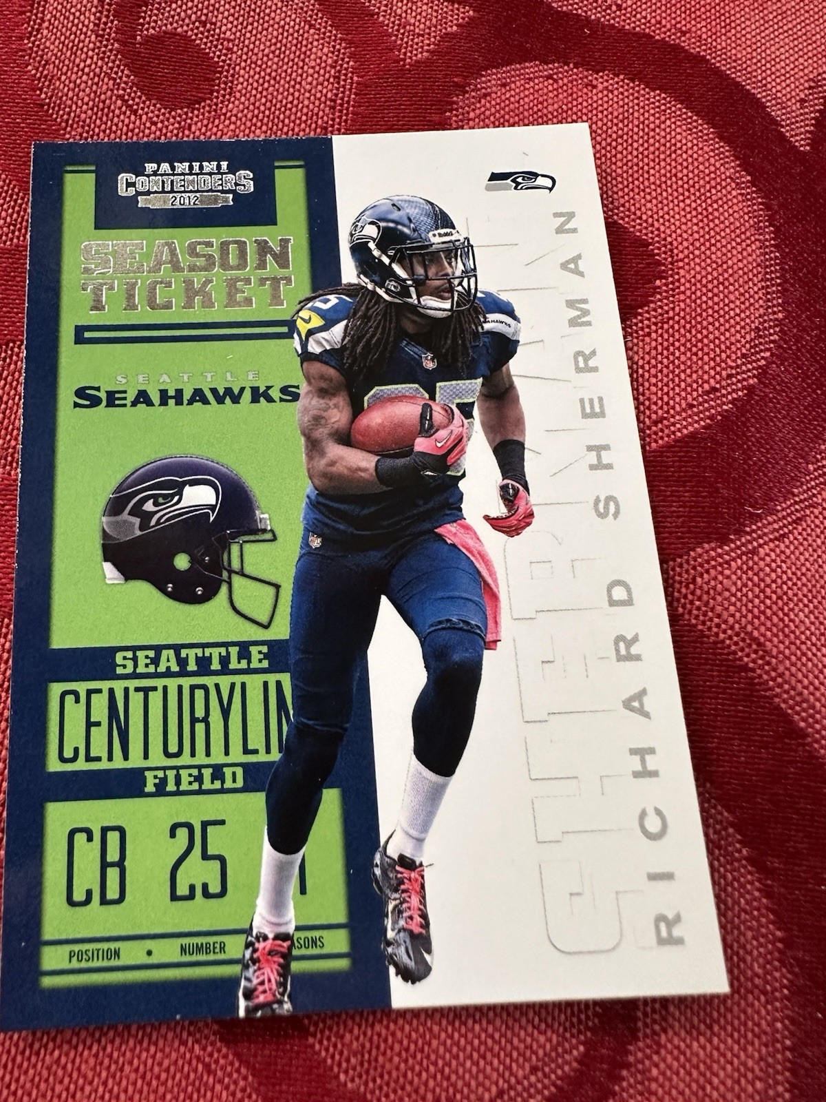 2012 Panini Contenders - Season Ticket Richard Sherman #86 (RC) Seahawks