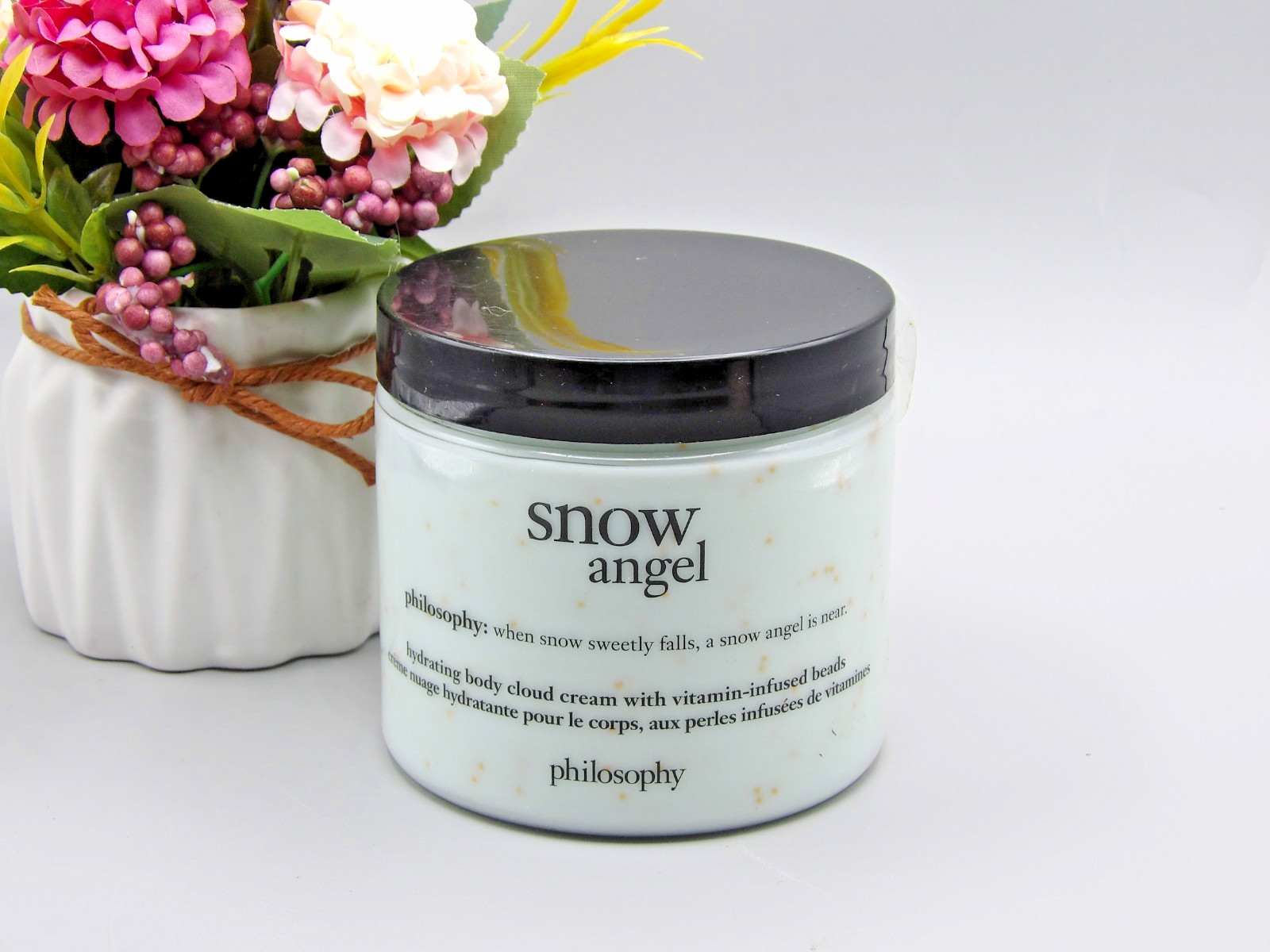 Philosophy Snow Angel Hydrating Body Cloud Cream With Beads 16 oz New Sealed