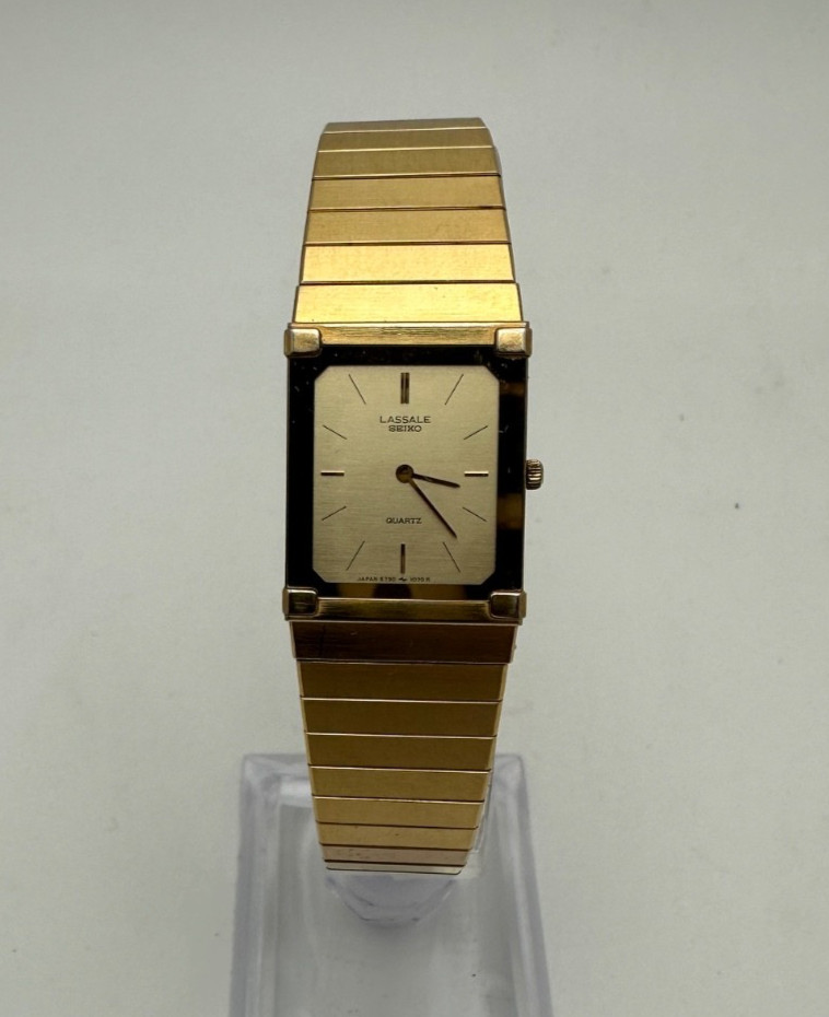 SEIKO LASALLE 6730-5749 ELEGANT ULTRA-SLIM 1980'S Womens WATCH IN BOX