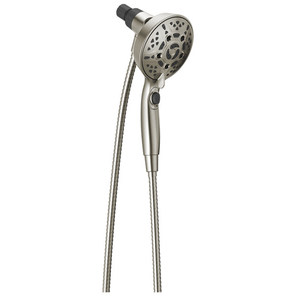 Delta Suredock 7-Setting Hand Shower Satin Nickel-Certified Refurbished