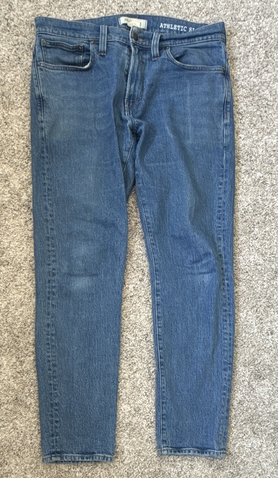 Madewell Men\'s Athletic Slim Jeans 33x30 Denim Madewell Men\'s Athletic Slim Jeans 33x30 Denim