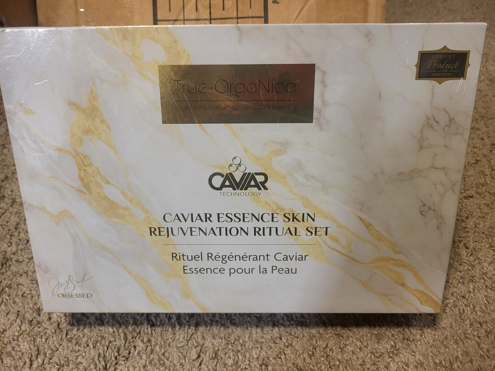 True-Organica Caviar Essence Hydrating Rejuvenation Set Cleanser Toner Serum True-Organica Caviar Essence Hydrating Rejuvenation Set Cleanser Toner Serum