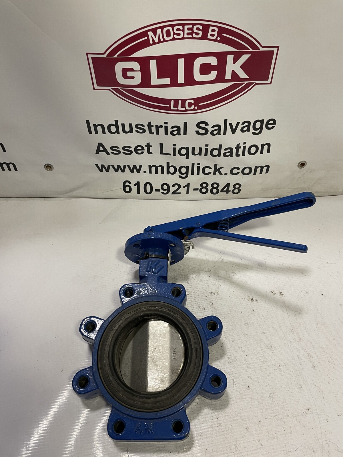 Keystone AR2 4” 8 Lug CI Wafer Butterfly Valve with A109 Steel Disc 75/175PSI