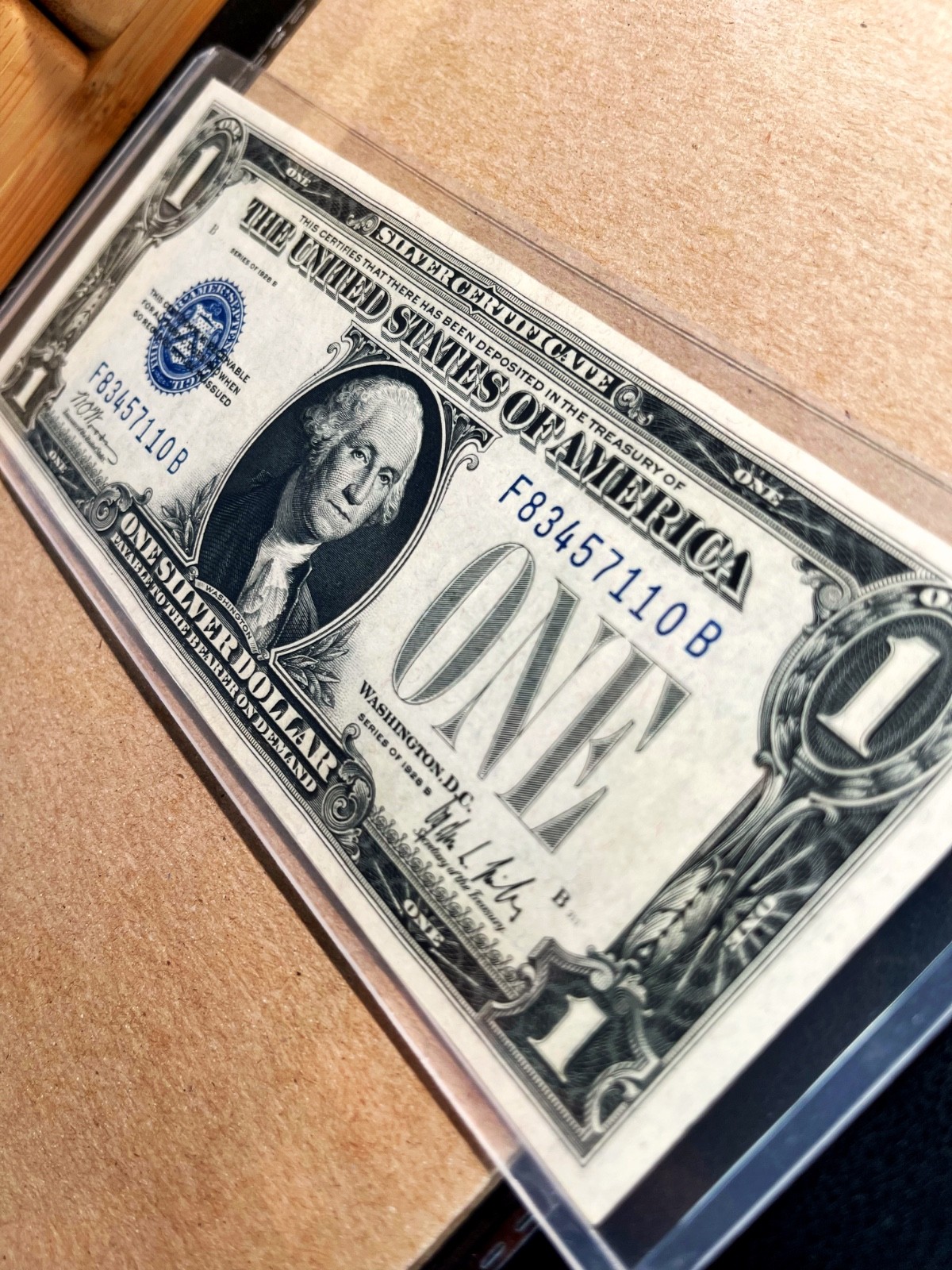 Fr. 1602 1928B $1 Silver Certificate \ Fr. 1602 1928B $1 Silver Certificate \