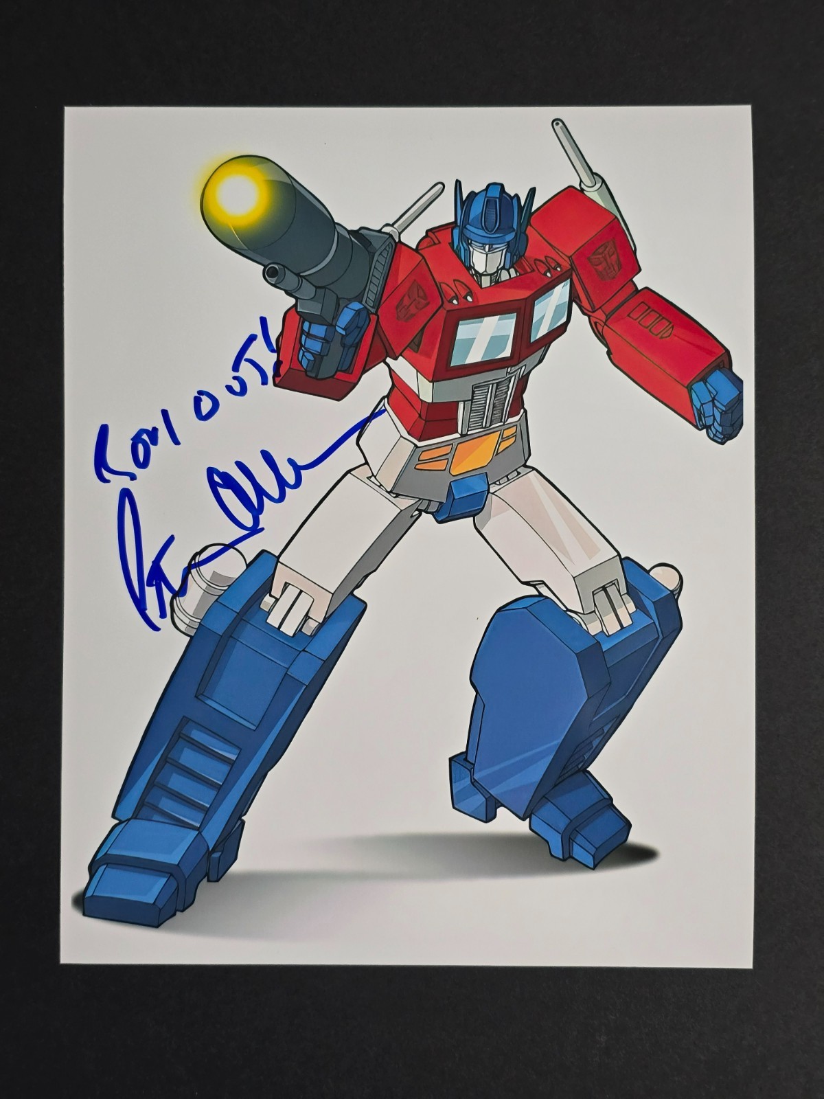 PETER CULLEN - HAND SIGNED AUTOGRAPHED 8x10 PHOTO COA OPTIMUS PRIME ROLL OUT 2