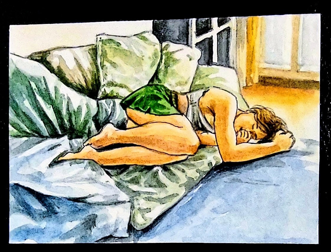 ACEO Hand Painted Art Card. Signed By Artist. Hand Painted Not A Print