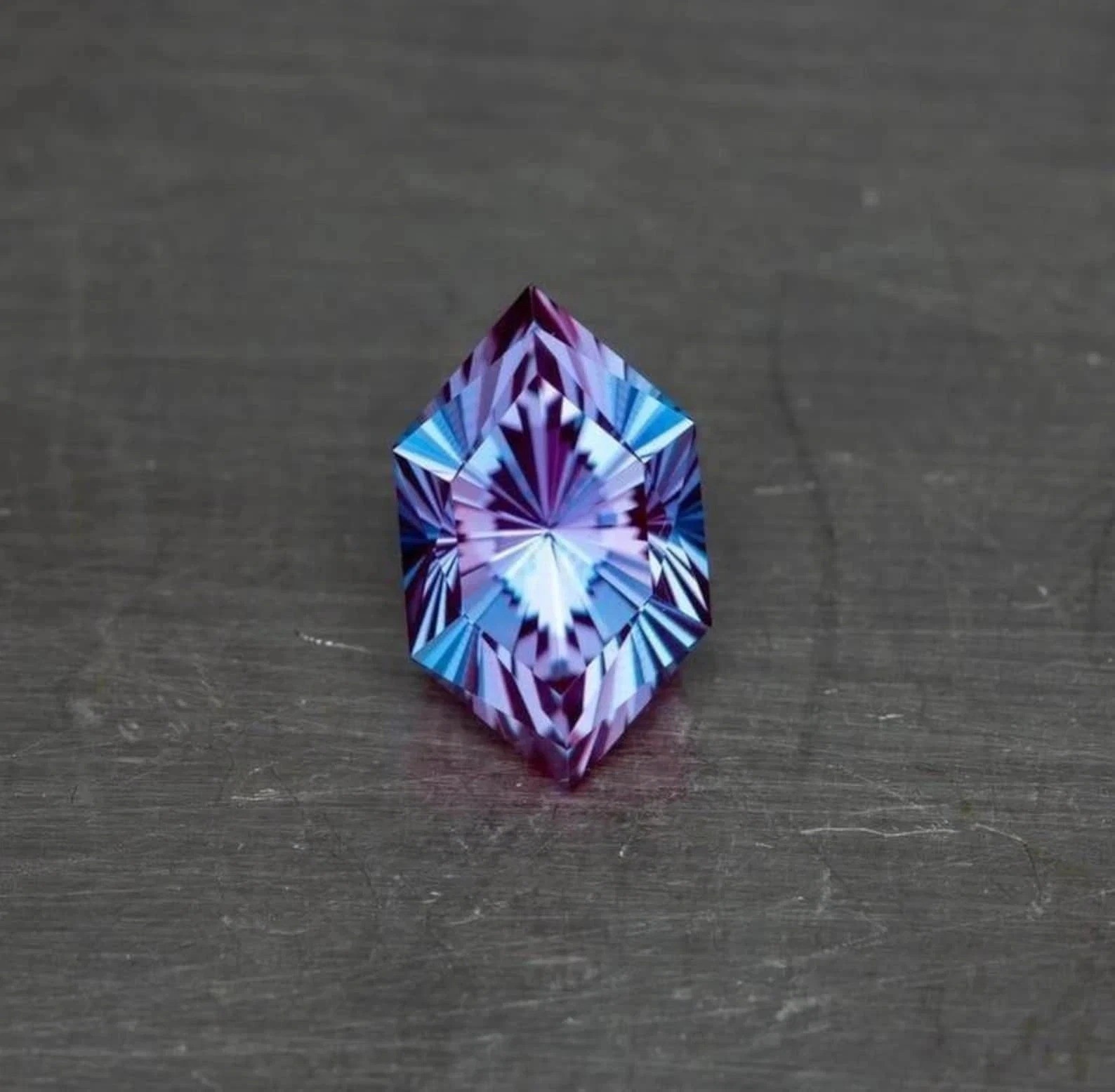 A++ Natural 10.21 Ct Alexandrite Color Change Fancy Cut Certified Loose Gemstone