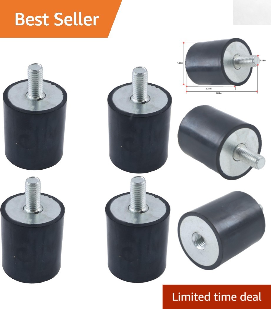 High-Quality 4-Piece Rubber Shock Mounts for Wacker Neuson | Vibration Control