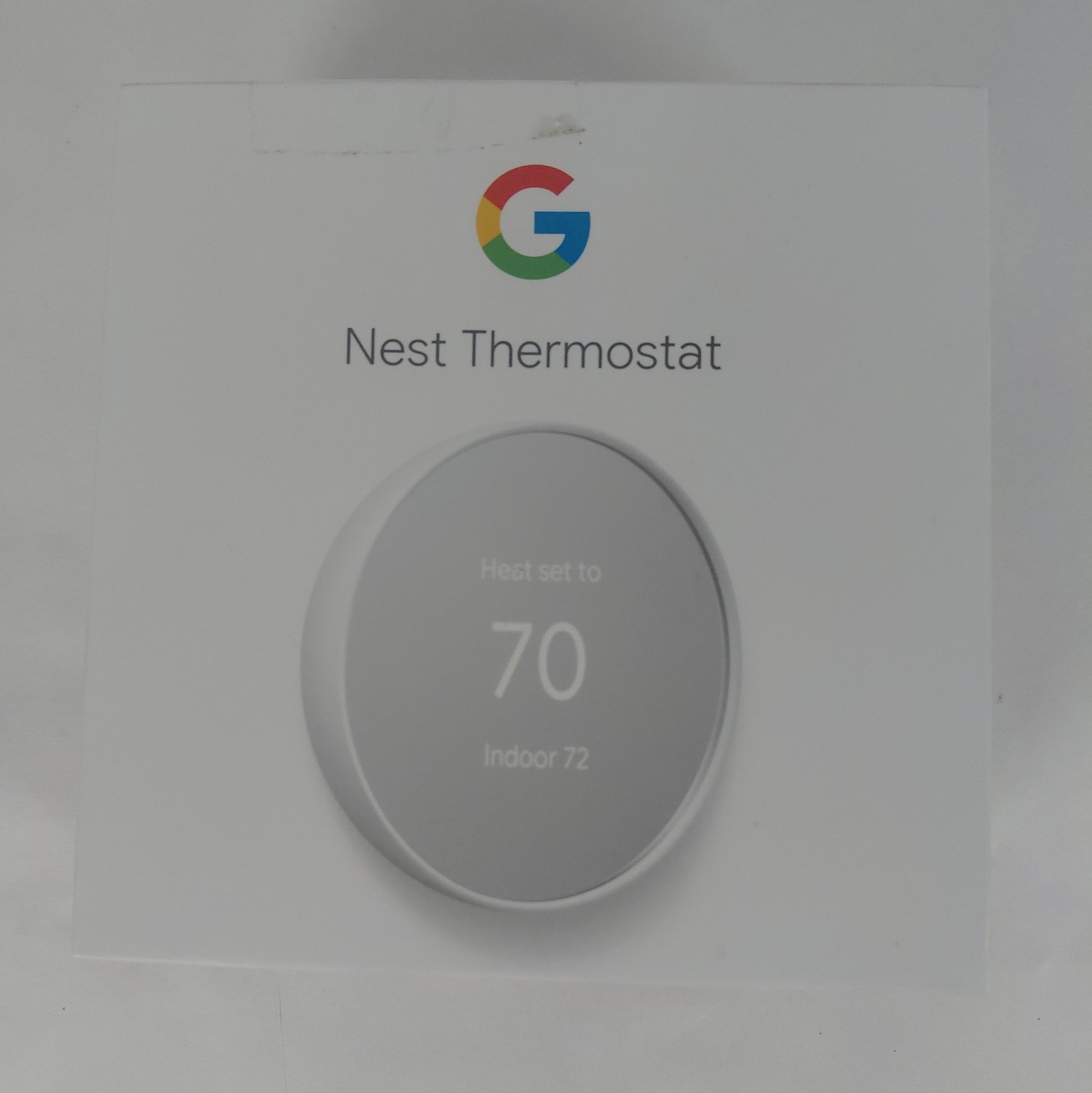 Google Nest Thermostat Smart Programmable G4CVZ Snow White New Open Box WiFi