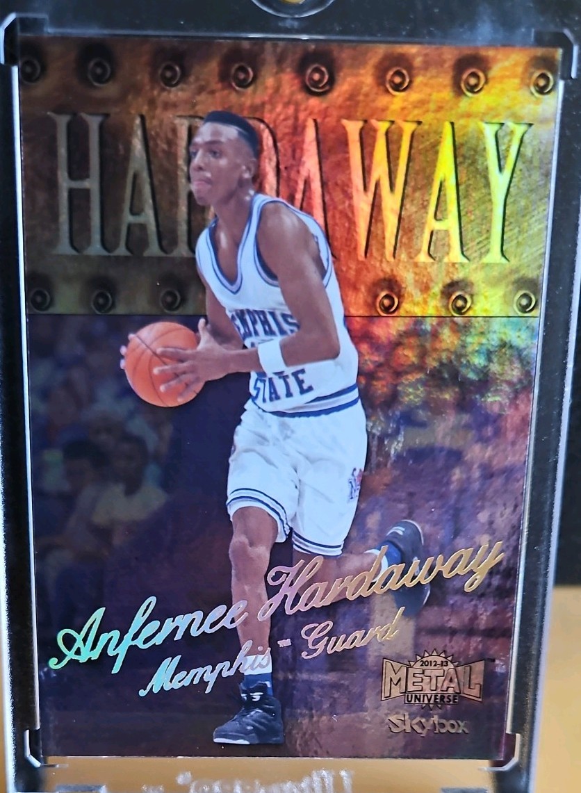 2012-13 Fleer Retro Metal Universe PMG Anfernee Hardaway 20/50 #98PM-8 2012-13 Fleer Retro Metal Universe PMG Anfernee Hardaway 20/50 #98PM-8