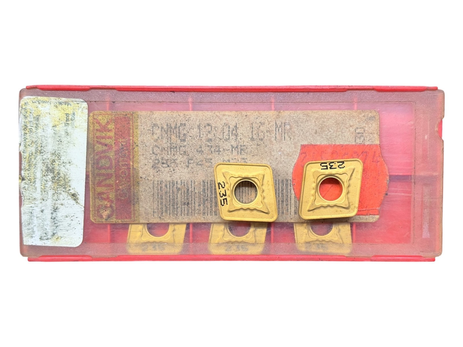(9 PCS) Sandvik CNMG 434-MR GRADE: 235 CARBIDE INSERTS