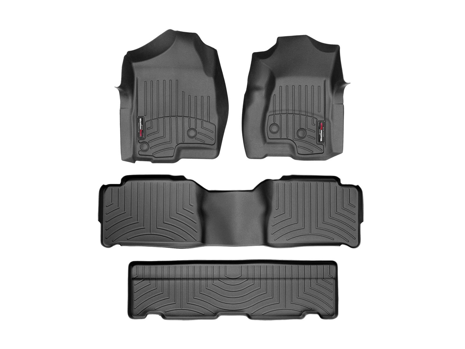 WeatherTech FloorLiner for 2001-2006 Chevrolet Tahoe - Full Set, Black